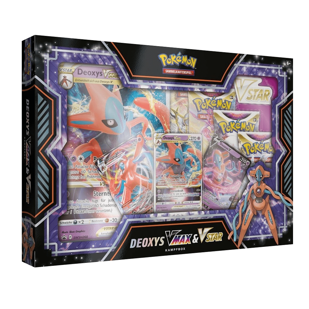 Pokemon - Deoxys Vmax & Vstar Kampfbox [DE]