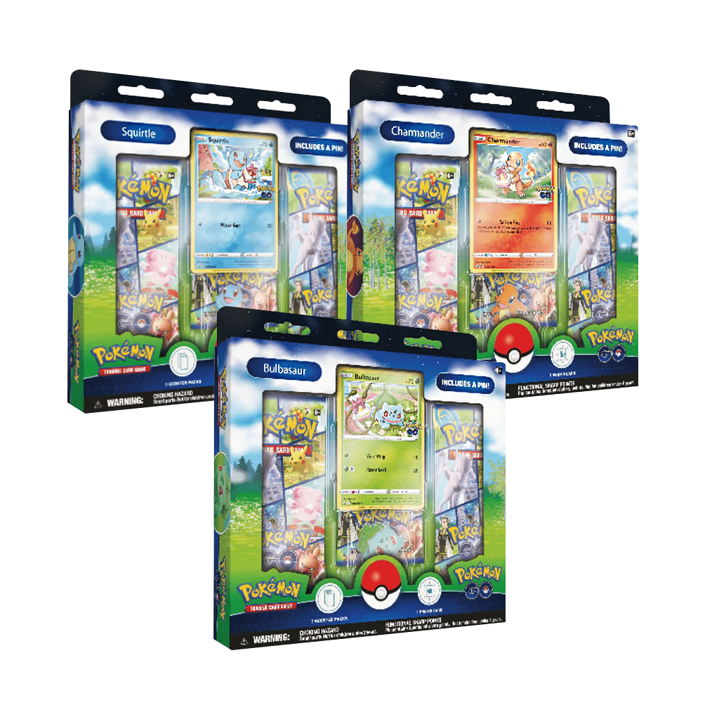 Pokemon Go Pin Box alle 3 Varianten englisch 