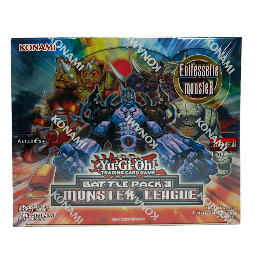 Yugioh Battle Pack 3 Monster League Display 1 Edition 