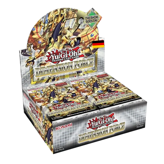YuGiOh Dimension Force Booster Display