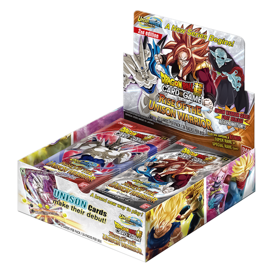 Dragonball super card game Rise of the Unison Warrior 2nd Edition Display